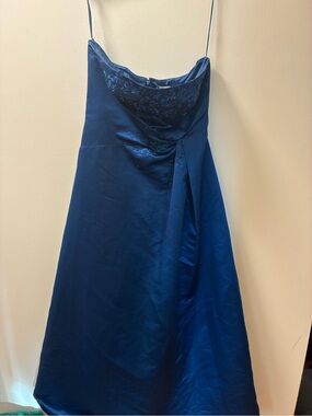 Beautiful blue prom dress